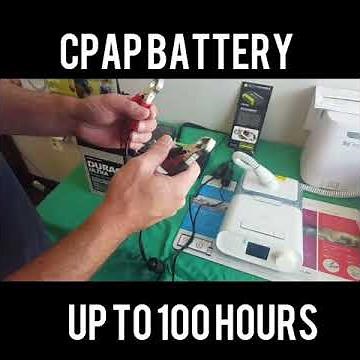How to connect a dreamstation cpap to a battery backup