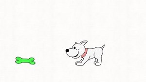 Original 2D cartoon character animation frame by frame