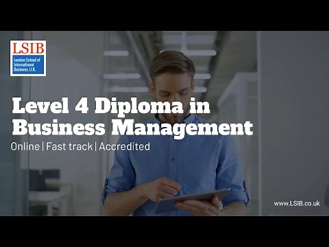 Level 4 Diploma in Business Management