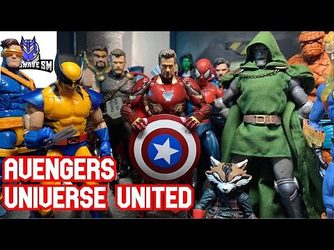 Avengers Endgame Part 1 Universe United (Avengers vs Masters of Evil)[Stop Motion Film]