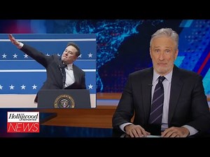 Jon Stewart Recaps Donald Trump's Inauguration, Reacts to Elon Musk Salute | THR News
