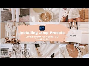 Installing XMP Preset Files in Lightroom Classic CC