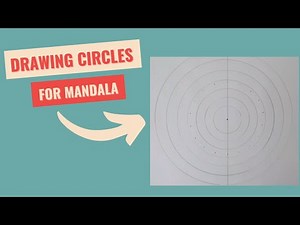 Drawing Circles for Mandala art | Mandala art for beginners | Step by Step | ATM Creations
