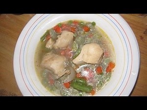 SOPA DE POLLO N.6 (CON HABAS Y VERDURAS)
