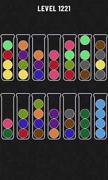 Ball Sort Puzzle Level 1221