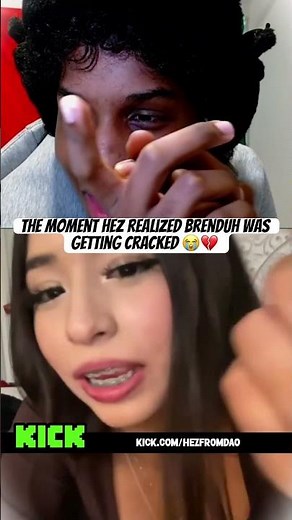 The Moment HEZ realized Brenduh was getting cracked 😭💔 #shorts #viral #ishowspeed #explore
