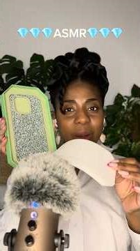 ASMR : Unboxing CRUNCHY de coque en cristaux ✨ #asmr #sound #triggertime #crunchaddict