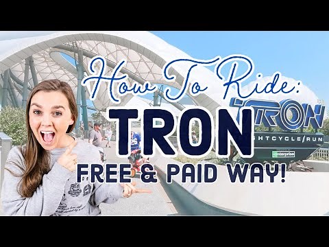 HOW to ride TRON at Disney World | How to Join a Disney World Virtual Queue Boarding Group for TRON