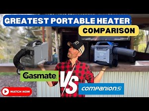 Mega Portable Tent/Swag heater Review --- Companion Aeroheat vs Gasmate Diesel Heater