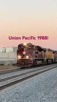 Union Pacific 1988 leads a Manifest Freight!