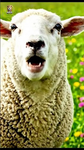 Rescue: German Shepherd protects the sheep flock in a tense moment