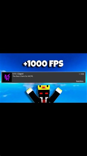 The Best FPS BOOST Mod For MCPE 1.26+ (NO LAG + Smooth Gameplay) | VYX Client