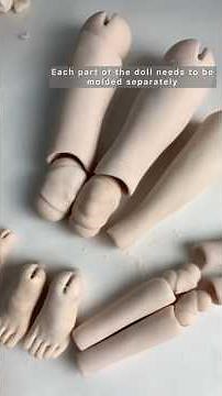 How to make BJD doll #doll #bjd #gothic #diy #art