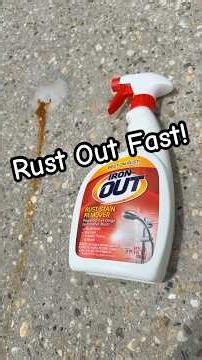 ✅Get Rid of Rust Fast | Iron Out Works & Removes Rust Stains