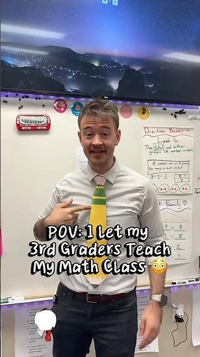 I let my 3rd Graders Teach Math!!