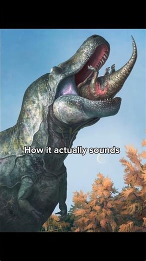 T-Rax real sound ☠️💀 #extinctanimals #dinosaur #jurassicworld #pterosaurus #fossils #jurassicpark