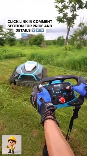 HT750 intelligent mini remote control lawn mower exported to Europe garden lawn trimmer crawler lawn mower #intelligent #lawnmower #RemoteControl #trend #DIYTools #highlights #followers | PoorMan