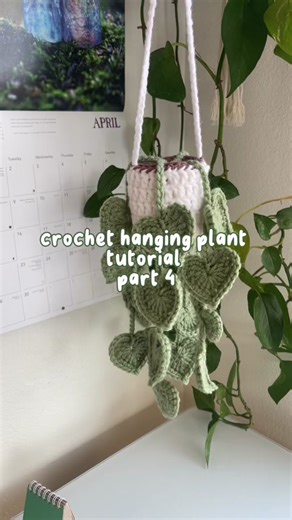 crochet hanging plant tutorial final part! Let me know if you give this a try & share your results ✨ #crochettutorial #diy #crochettok #hangingplant #handmade