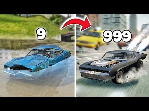 Upgrading Camaro Into Rocket Car 🚀 9 to 999 Speed💀| Extreme Car Driving Simulator|