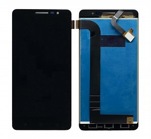 LCD with Touch Screen for Panasonic Eluga Mark - Black (display glass combo folder)