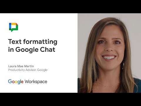 How to use Text formatting in Google Chat