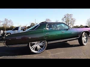 Cracked Trunk 71' Caprice 4 Door Donk on 30s! Flipping Pain, Huge Sunroof Louisiana Whip; WhipAddict