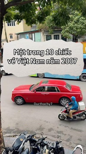 Revisiting the bright red Rolls-Royce Phantom 7 (1 of 10), a 2007 imported car to Vietnam, and th...
