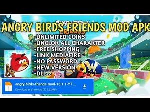 Angry Birds Friends Mod Apk V.13.1.1 Terbaru 2025 Unlimited Coins & Unclok All Charakter No Password