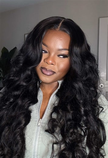 Big Hair Girls Only 😍 30-Inch Loose Body Wave Is TAKING IT💝 @Mamushow Hair Fashion #loosebodywave#valentinesday#mamushowhair#gluelesswig#wearandgo