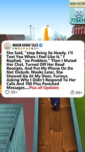 116K views · 1.4K reactions | She Said, "stop Being So Needy. I'll Text You When I Feel Like It." I Replied, "no Problem." Then I Muted Her Chat, Turned Off Her Read Receipts, And Put My Phone On Do Not Disturb. Weeks Later, She Showed Up At My Door, Furious, Asking Why I Didn't Respond To Her Calls And 100 Plus Panicked Messages.. Plus all Updates | Mohsin Ashraf | Facebook