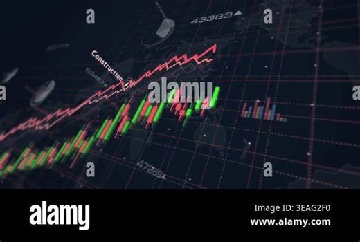 Real estate property investment charts and graphs diagram seamless and loopable concept Stock Video Footage - Alamy
