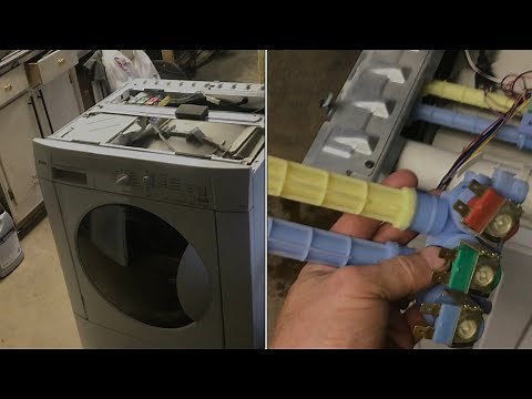 WINTERIZING “front load washing machine” (water can freeze and damage pumps and valves)