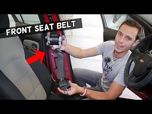 CHEVROLET CRUZE FRONT SEAT BELT REMOVAL REPLACEMENT