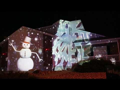 2017 Christmas House Projection Mapping Display Live