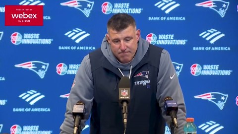 Mike Vrabel Discusses Bloody Lip Following Patriots Victory Celebration