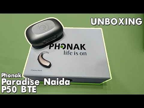 Paradise Naida P50 UP Detailed BTE I UNBOXING I Phonak Hearing aids​