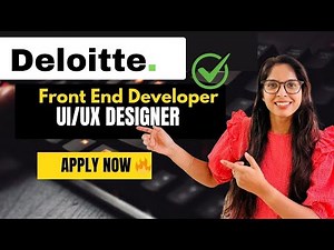 Deloitte Hiring Freshers 🔥 Apply Now | 2025, 2024, 2023 Batch | No Experience