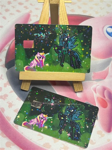 Queen Chrysalis and Princess Cadence | MLP Credit Card Vinyl Sticker - Etsy