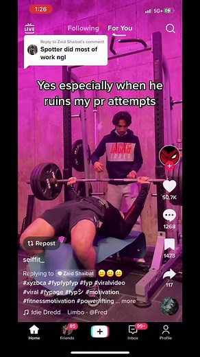 Stop bashing people and getting upset if they don’t spot you correctly. Be thankful and teach them. #gym #gymtok