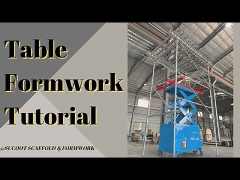 【SUCOOT】Table Form Tutorial │System Formwork│SUCOOT