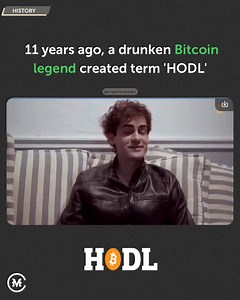 Happy #HODL Day! 🎉🥳 11 years ago, this legend typed on a bitcoin forum ‘HODL’ instead of ‘holding’ (yep, it was a typo) - and that little mistake grew into a worldwide mantra in crypto! The question remains: Is this legend still HODLing? If you live under the rock and still don't know what HODL means, learn now ➡️ https://cryptomaniaks.com/what-is-hodl #crypto #cryptocurrency #cryptonews #cryptomeme #blockchain #bitcoin #btc #etf #web3 #cryptomaniaks | CryptoManiaks