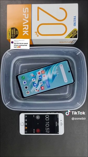 Tecno Spark 20 Pro Water Test: Smartphone Evaluation
