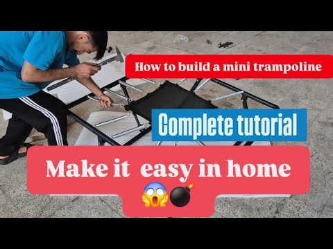 How to Make a Mini Trampoline at Home (Easy DIY Tutorial)