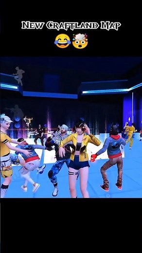 new craftland funny 🤣 dance map code 😂 //free fire funny dance map code. #shorts