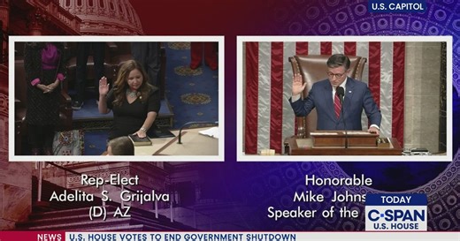 Swearing-in of Rep. Adelita Grijalva