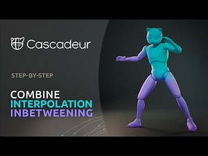 Combining Inbetweening with Classiс Interpolation in Cascadeur 2025.3