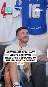 154K views · 559 reactions | 勞 Andy Halliday gives his say on the mental backpage headlines from last week’s papers & reaching out to Rangers FC Manager, Russell Martin after it! Watch the Full Episode of Keeping The Ball On The Ground TOMORROW w/ The Clubhouse Glasgow ⚽️ | Open Goal | Facebook