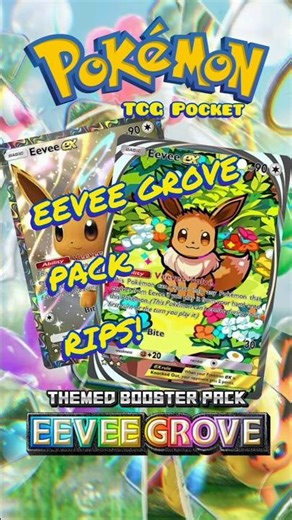 Eevee Grove TCG Pocket! #tcgpocket #eeveegrove #pokemon