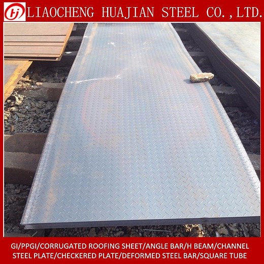 [Hot Item] Ss400 Steel Checker Plate Standard Steel Chequered Sheet