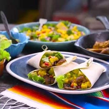 Old El Paso Chicken and Corn Salsa Burritos Recipe
